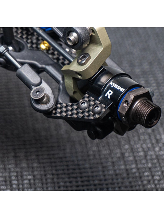 KOSWORK CARBON 3.0MM FRONT KNUCKLE PLATE FOR INFERNO MP11 (2) KOS04381-05