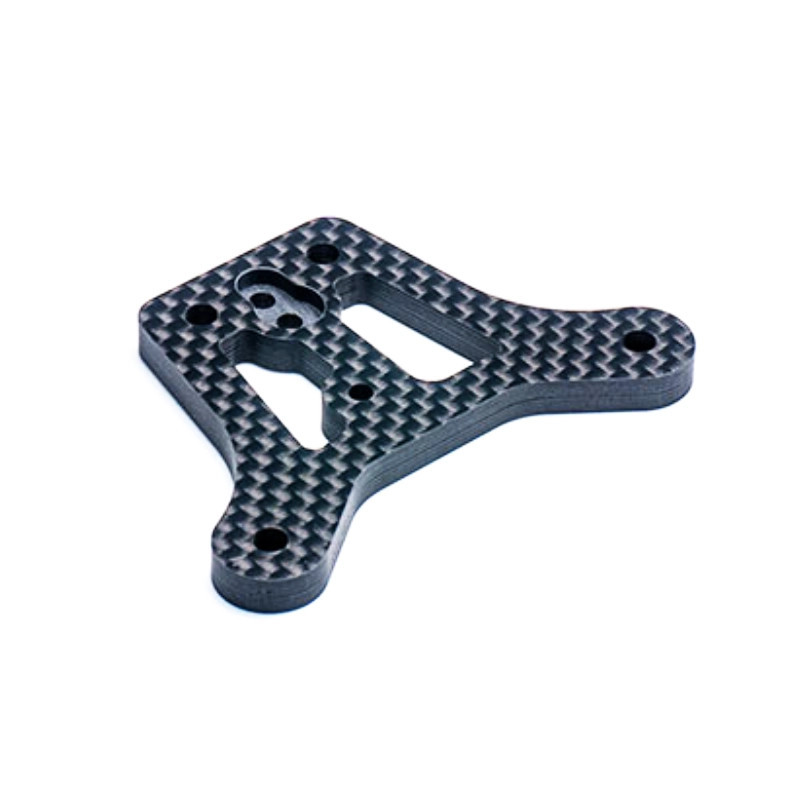 KOSWORK PLATINE SUPÉRIEURE AVANT CARBONE 5.0MM POUR INFERNO MP11 KOS04381-07