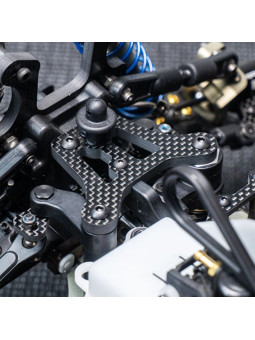 KOSWORK CARBON 5.0MM FRONT UPPER PLATE FOR INFERNO MP11 KOS04381-07