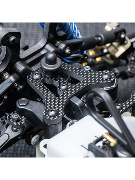 KOSWORK CARBON 5.0MM FRONT UPPER PLATE FOR INFERNO MP11 KOS04381-07