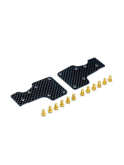 KOSWORK RENFORTS CARBONE 1.5MM DE TRIANGLES ARRIÈRE POUR INFERNO MP11 KOS04381-13
