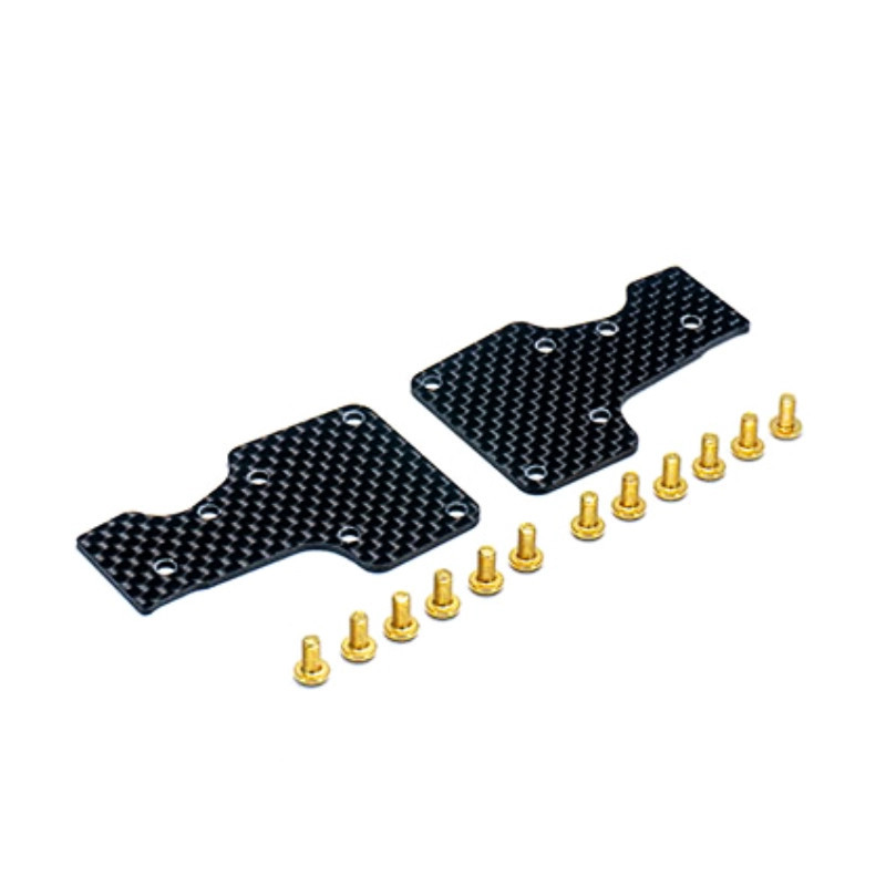 KOSWORK RENFORTS CARBONE 1.5MM DE TRIANGLES ARRIÈRE POUR INFERNO MP11 KOS04381-13