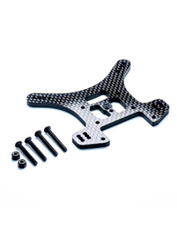 KOSWORK SUPPORT AMORTISSEUR ARRIÈRE CARBONE 4.0MM POUR INFERNO MP11 KOS04381-19