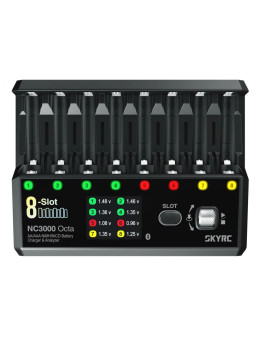 SKYRC CHARGEUR ET ANALYSEUR DE PILES NC3000 X8 AA/AAA NiMH/NiCD SK100228-01