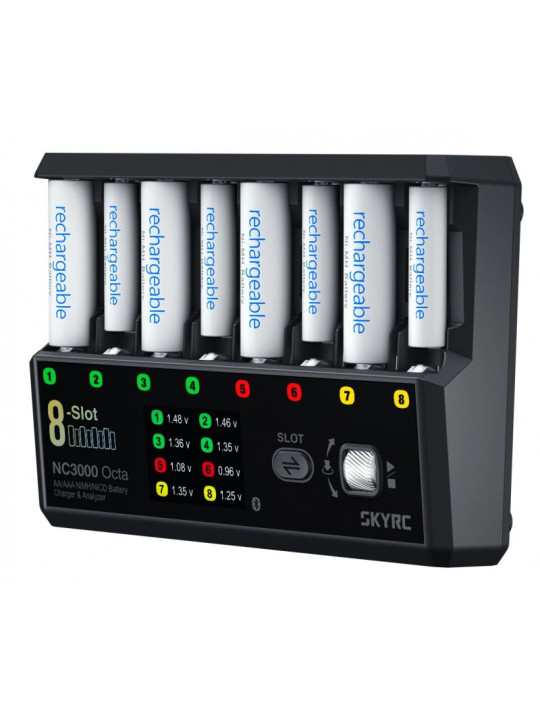 SKYRC NC3000 OCTA AA/AAA NiMH/NiCD BATTERY CHARGER & ANALYSER SK100228-01
