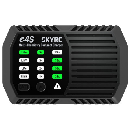 SKYRC CHARGEUR COMPACT e4S 60W POUR LiPo LiHV LiFe NiMH SK100229-01