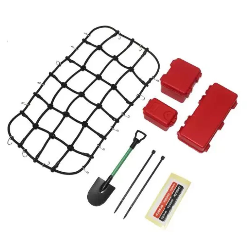 KYOSHO KC10 SERIES ROOF RACK NET AND ACCESSORIES - BLACK CLW008BK