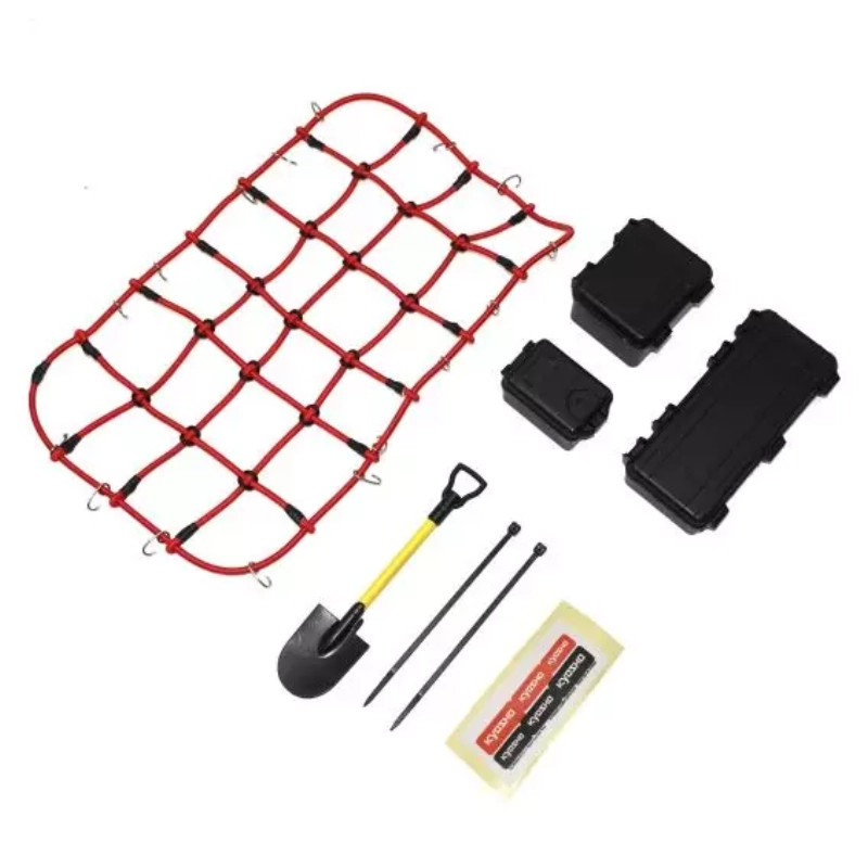 KYOSHO FILET ET ACCESSOIRES DE GALERIE POUR KC10 SERIES - ROUGE CLW008RD
