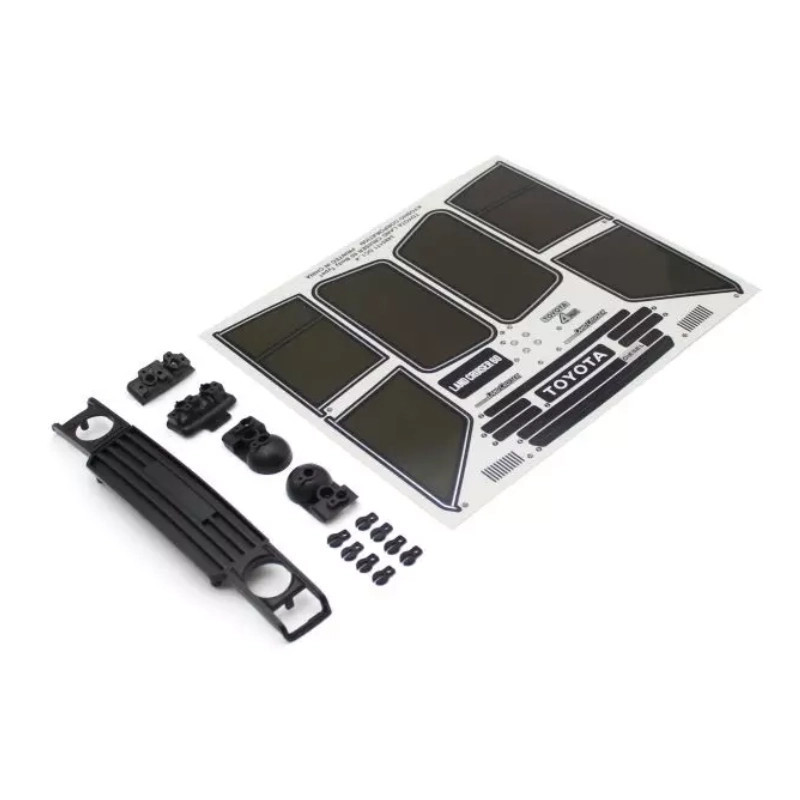 KYOSHO KC10 TOYOTA LAND-CRUISER 60 BODY TYPE 1 BLACK GRILLE SET CLB001-01BK