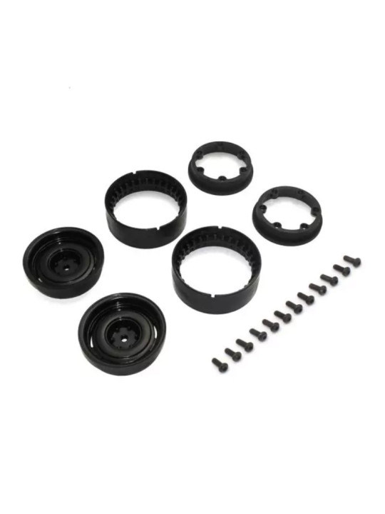 KYOSHO JANTES DISH BEAD-LOCK KC10 (2) NOIRES 1.9 INCHES CLH001BK