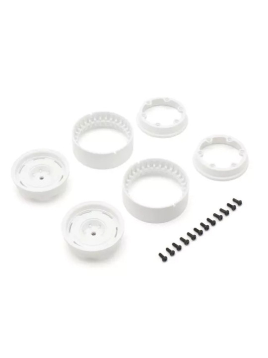 KYOSHO JANTES DISH BEAD-LOCK KC10 (2) BLANCHES 1.9 INCHES CLH001WH
