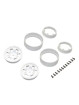 KYOSHO JANTES SPOKE BEAD-LOCK KC10 (2) BLANCHES 1.9 INCHES CLH002WH