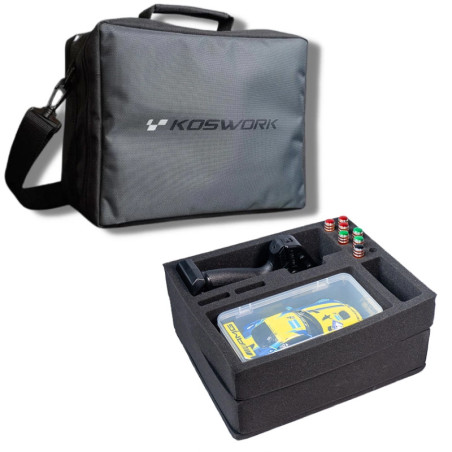 KOSWORK TRANSMITTER BAG FOR KYOSHO MINI-Z (300X240X160MM) KOS32262-KMZ