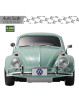 KYOSHO AUTOSCALE MINI-Z VOLKSWAGEN BETTLE 1300 1966 BAHAMA BLUE (N-MM2) MZP164BBL