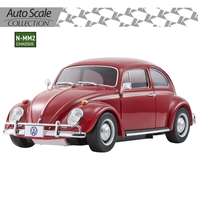 KYOSHO AUTOSCALE MINI-Z VOLKSWAGEN BETTLE 1300 1966 RUBY RED (N-MM2) MZP164RR