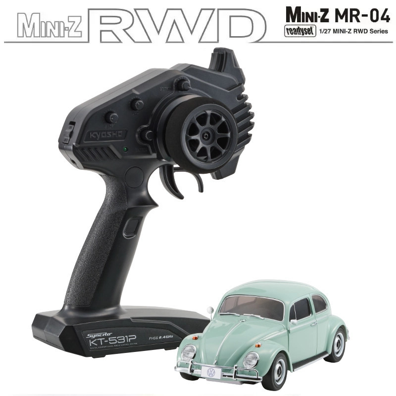 KYOSHO MINI-Z MR04 RWD VOLKSWAGEN BETTLE 1300 1966 BAHAMA BLUE (N-MM2/KT531P) 32374BBL