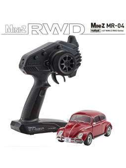 KYOSHO MINI-Z MR04 RWD VOLKSWAGEN BETTLE 1300 1966 RUBY RED (N-MM2/KT531P) 32374RR