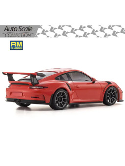 KYOSHO AUTOSCALE MINI-Z PORSCHE 911 GT3 RS ORANGE (N-RM) MZP163OR