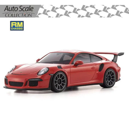 KYOSHO AUTOSCALE MINI-Z PORSCHE 911 GT3 RS ORANGE (N-RM) MZP163OR