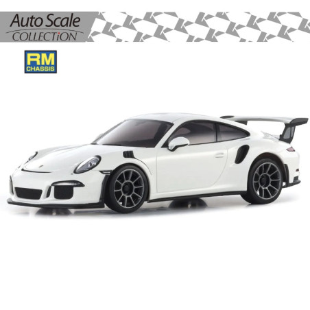 KYOSHO AUTOSCALE MINI-Z PORSCHE 911 GT3 RS WHITE (N-RM) MZP163W