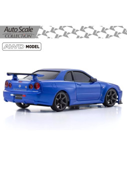 KYOSHO AUTOSCALE MINI-Z SKYLINE GT-R R34 METALLIC BLUE (MA020N-L) MZP487MB