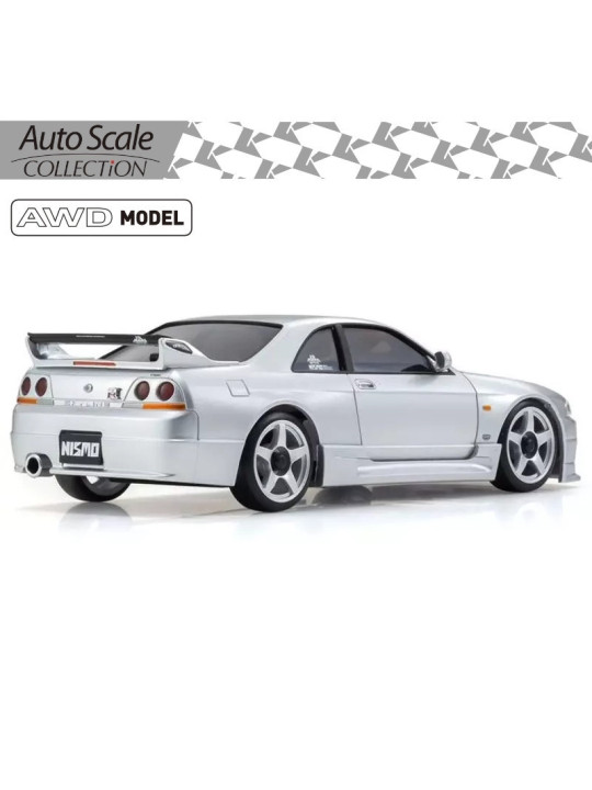 KYOSHO AUTOSCALE MINI-Z SKYLINE GT-R R33 NISMO SILVER (MA020N-L) MZP488S