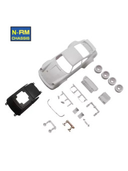 KYOSHO MINI-Z PORSCHE 934 RSR WHITE BODY SET + 2WD RIMS MZN238
