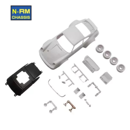 KYOSHO MINI-Z PORSCHE 934 RSR WHITE BODY SET + 2WD RIMS MZN238