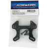 KOSWORK SUPPORT AMORTISSEUR AVANT CARBONE 5.0MM POUR INFERNO MP11 KOS04381-17