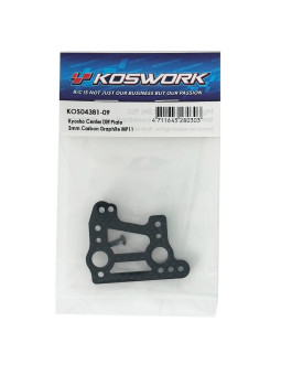 KOSWORK CARBON 3.0MM CENTER DIFF UPPER PLATE FOR INFERNO MP11 KOS04381-09