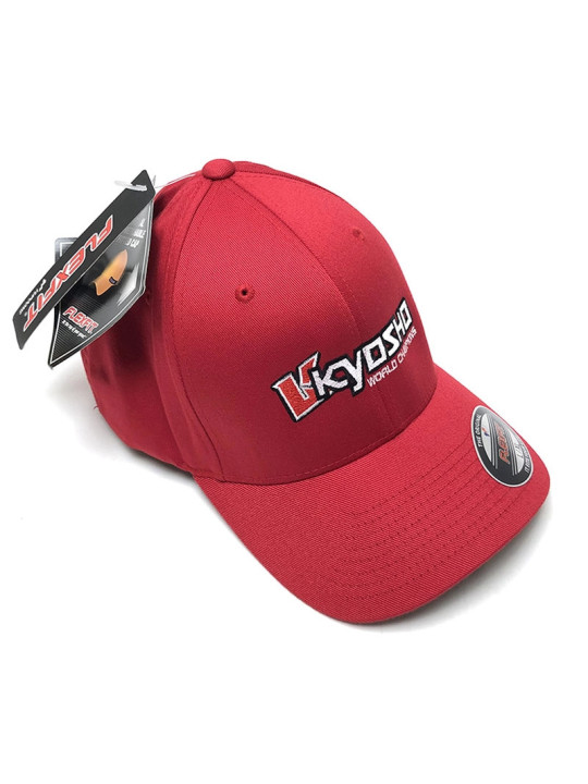 KYOSHO CASQUETTE FLEXFIT L/XL - ROUGE 88001R