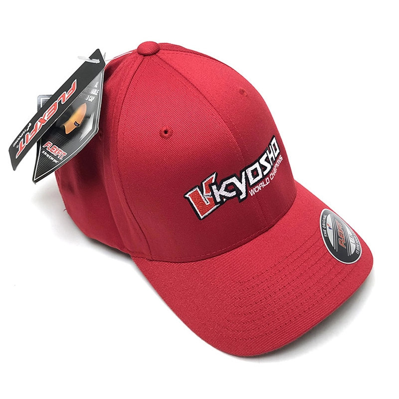 KYOSHO FLEXFIT CAP L/XL RED 88001R
