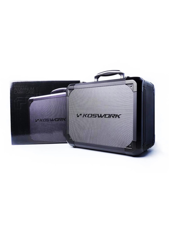 KOSWORK V2 MINI BLACK ALUMINIUM CASE FOR FLYSKY NOBLE NB4 KOS32302-NB4