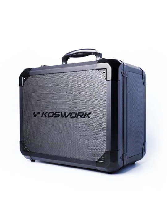 KOSWORK V2 MINI BLACK ALUMINIUM CASE FOR SANWA MT44-MT5 KOS32302-MT44