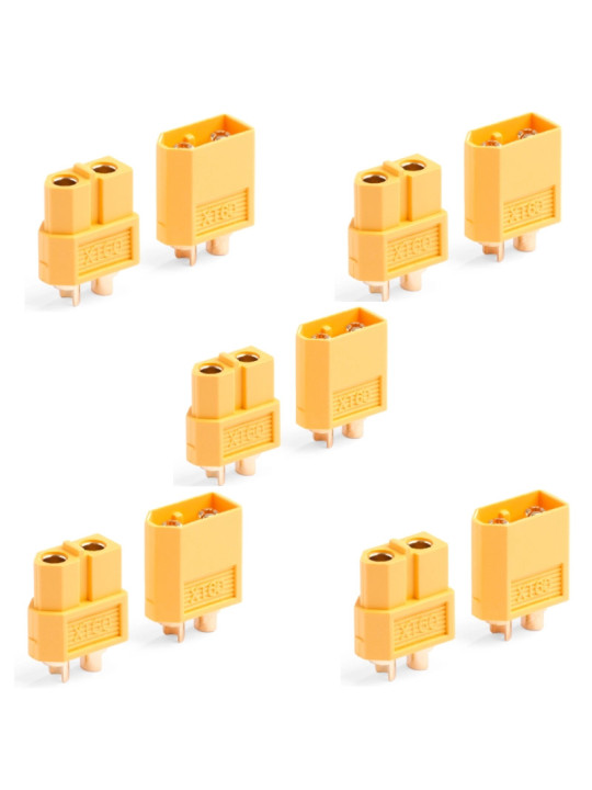 KAVAN XT60 CONNECTOR 5PAIRS KAV36.140/5