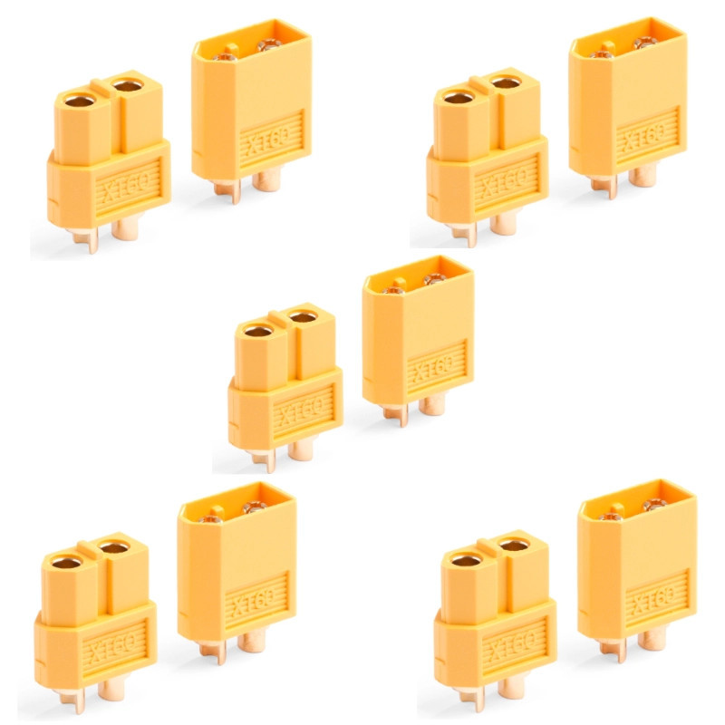 KAVAN XT60 CONNECTOR 5PAIRS KAV36.140/5