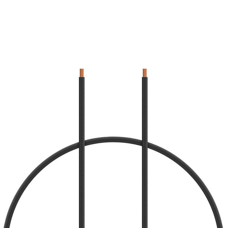 KAVAN SILICONE CABLE 2.5mm2 1M BLACK KAV36.3038B