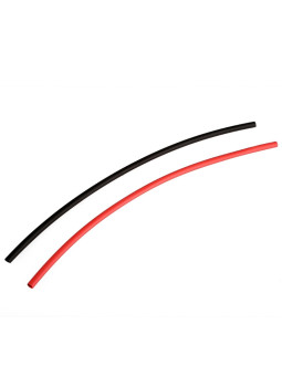 KAVAN GAINE THERMORETRACTABLE 4,0MM (25CM) NOIRE & ROUGE KAV36.504