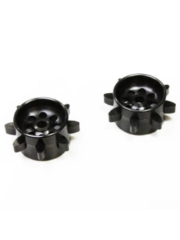 KYOSHO ROUES D'ENTRAINEMENT NOIRES (2) KYOSHO BLIZZARD BL8BK