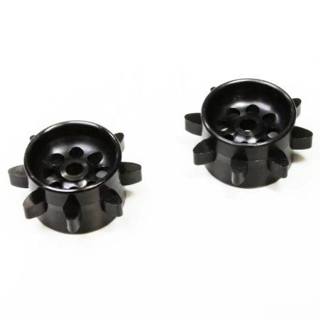 KYOSHO ROUES D'ENTRAINEMENT NOIRES (2) KYOSHO BLIZZARD BL8BK