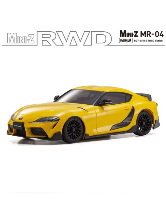 KYOSHO MINI-Z MR04 RWD TOYOTA GR SUPRA TRD AERO LIGHT YELLOW (N