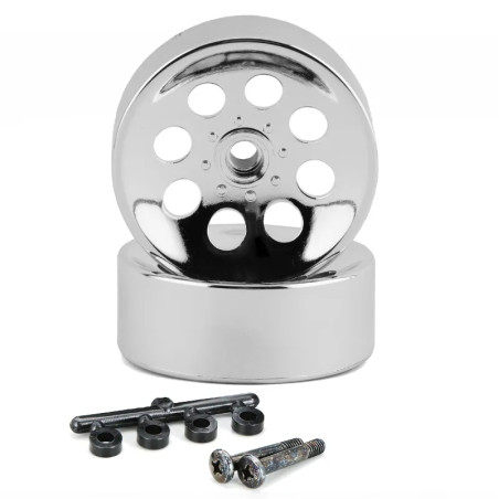 KYOSHO WHEEL SILVER PLATINGE (2) KYOSHO BLIZZARD BL9MS