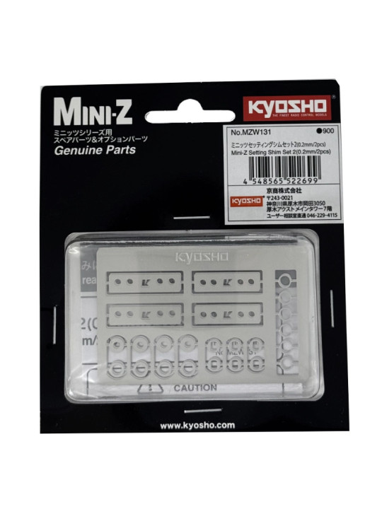 KYOSHO RONDELLES DE CALAGE 0,2MM MINI-Z (2) MZW131