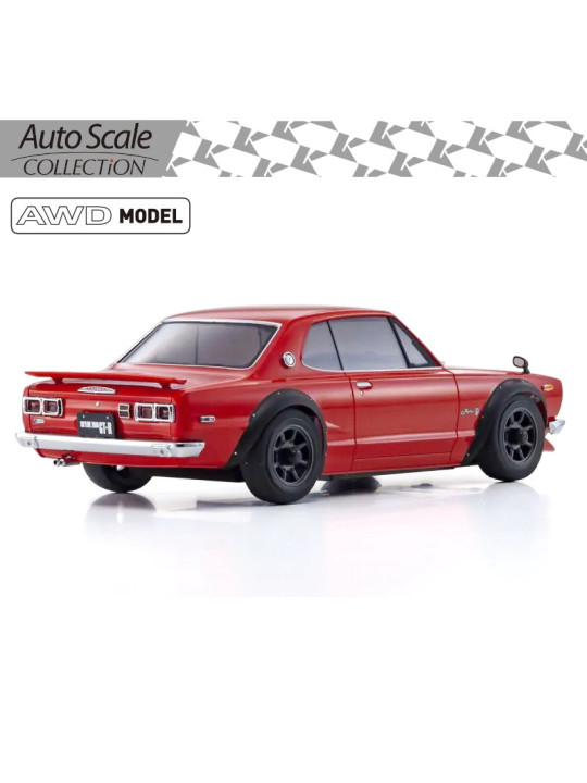 KYOSHO AUTOSCALE MINI-Z NISSAN SKYLINE 2000 GTR KPCG10 RED 60TH ANNIVERSARY (MA020) MZP466R60