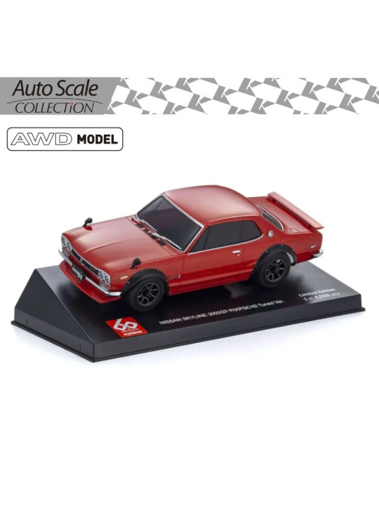 KYOSHO AUTOSCALE MINI-Z NISSAN SKYLINE 2000 GTR KPCG10 RED 60TH ANNIVERSARY (MA020) MZP466R60